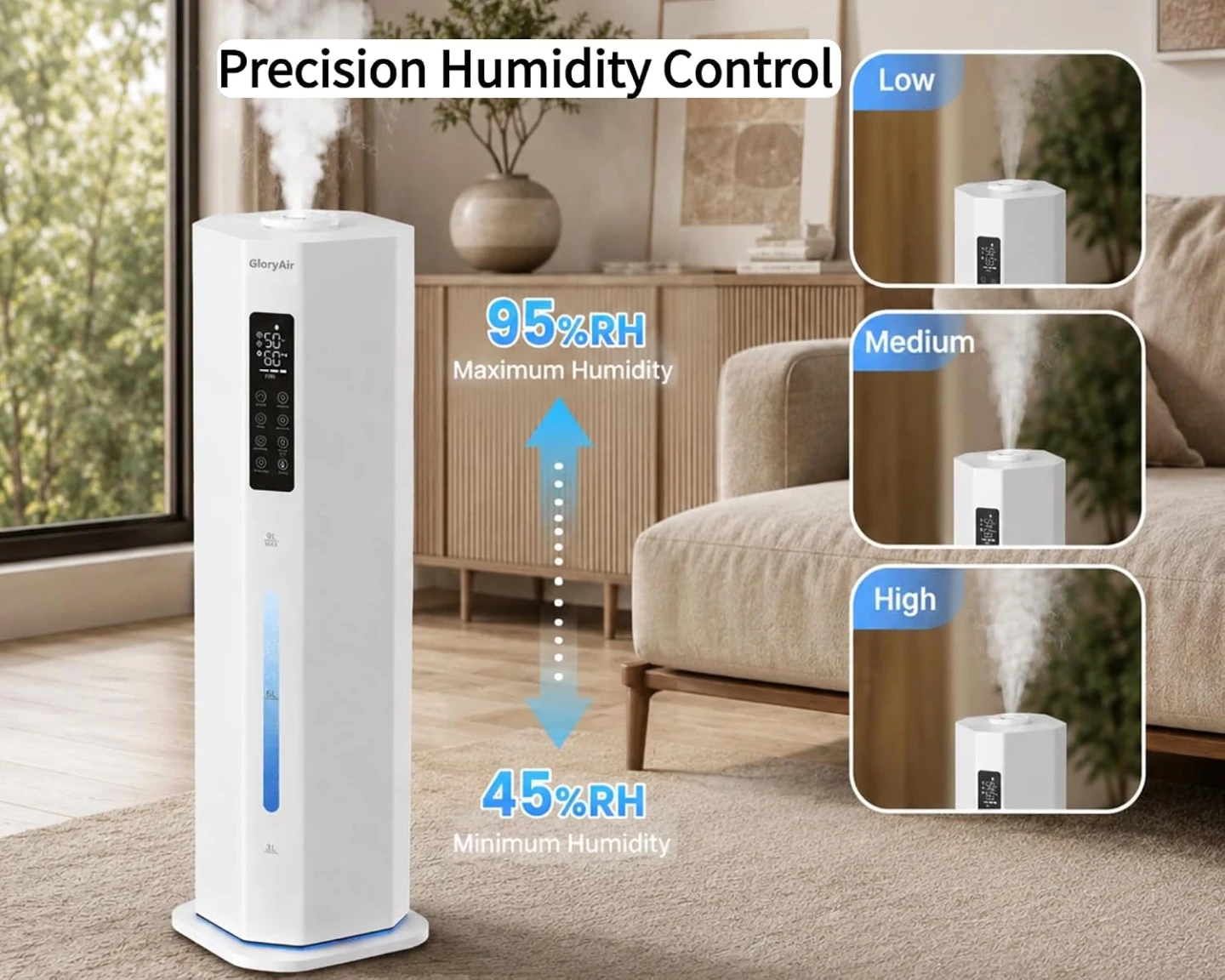 Large Tower 9L Humidifier - photo 3