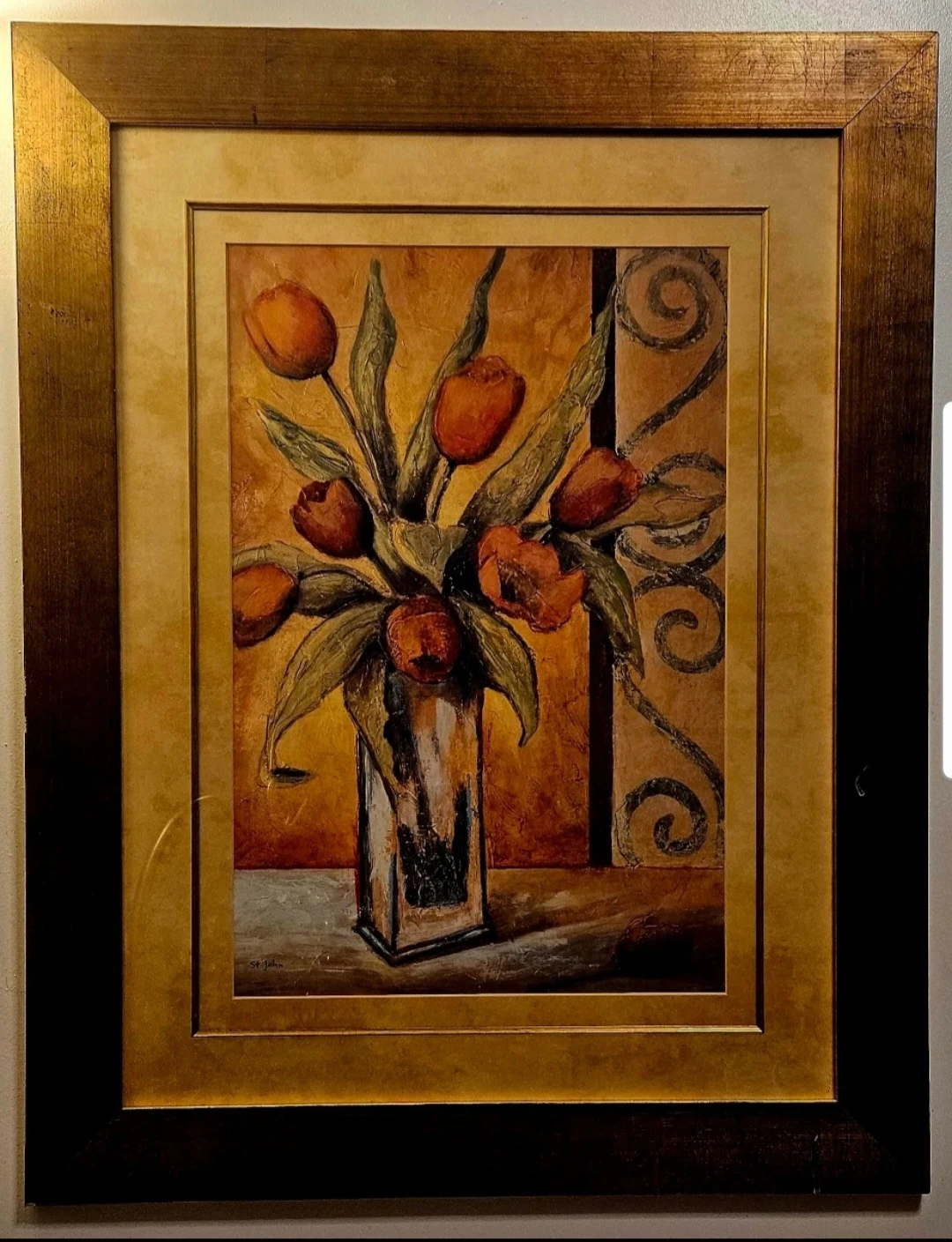 Tulips in Vase Artwork by Mark St. John ✨️ - photo 2