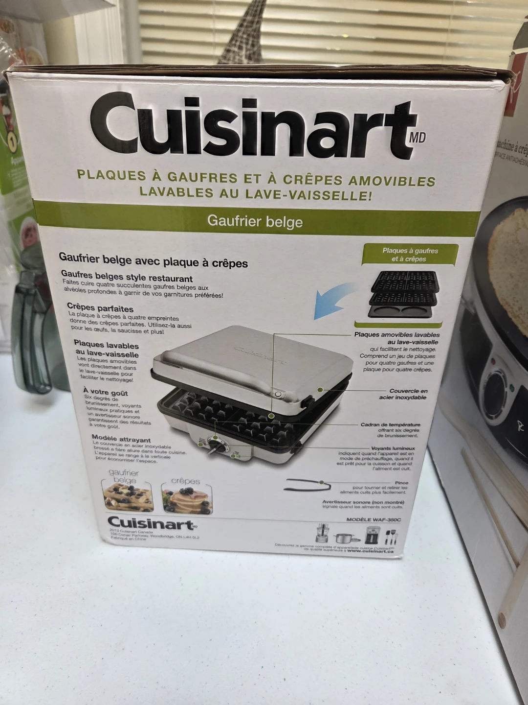 Cuisinart Belgian Waffle Maker with Pancake Plate