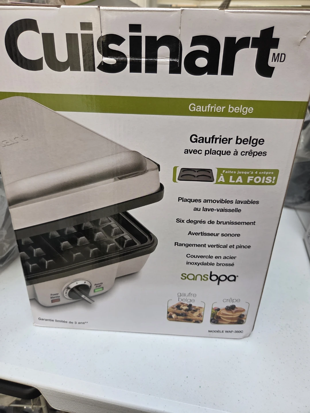 Cuisinart Belgian Waffle Maker with Pancake Plate - photo 2