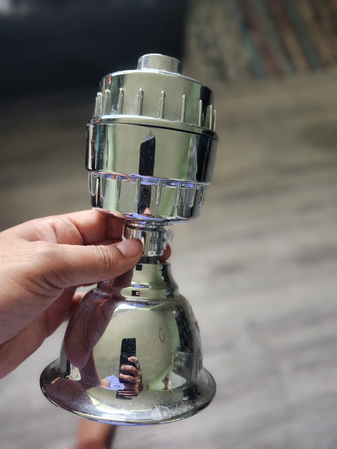 Chrome Shower Head Filter