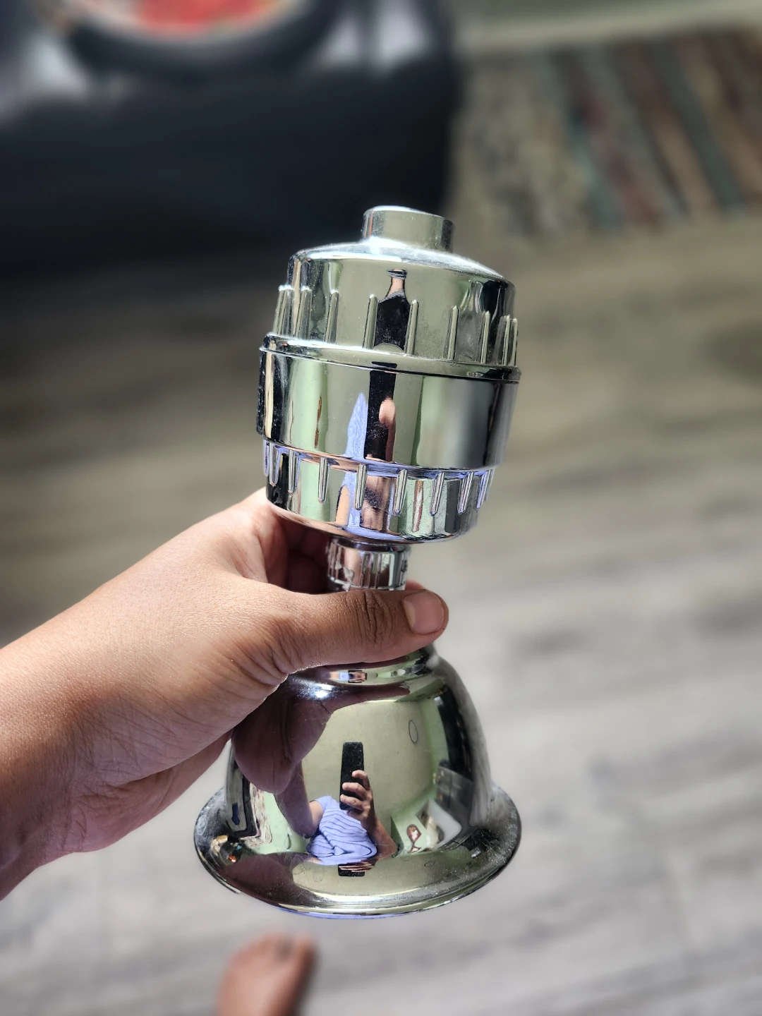 Chrome Shower Head Filter - photo 2