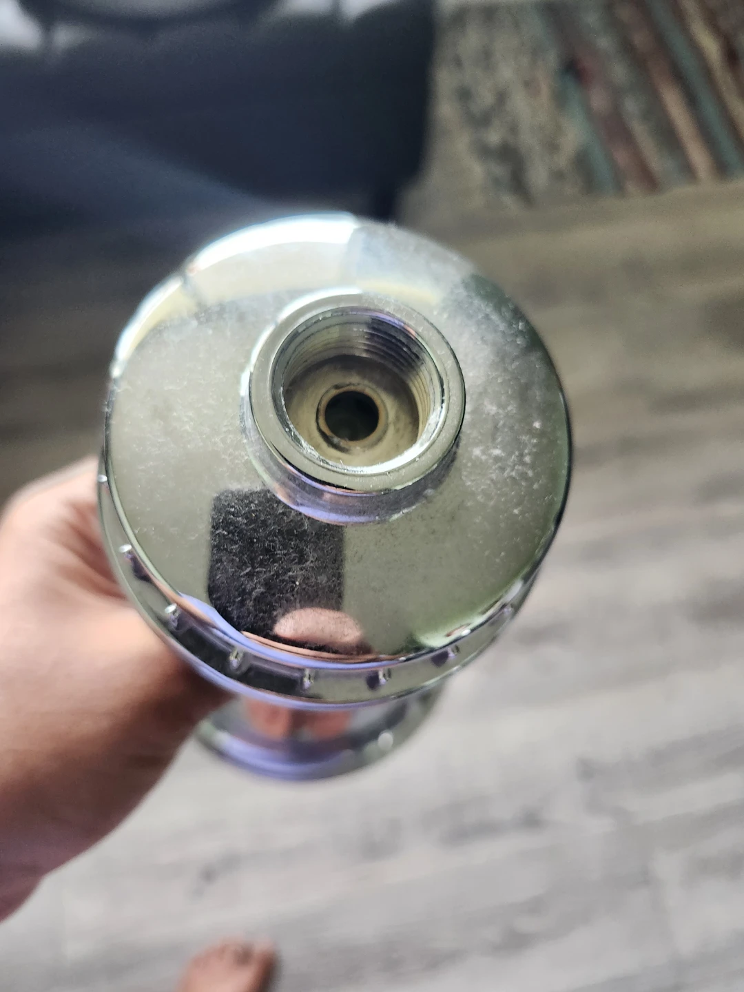 Chrome Shower Head Filter - photo 3