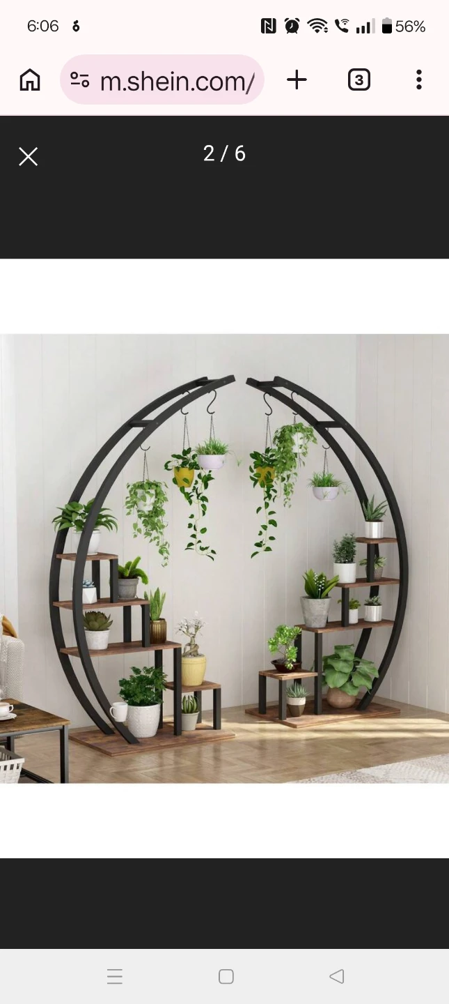 Curve Plant stand