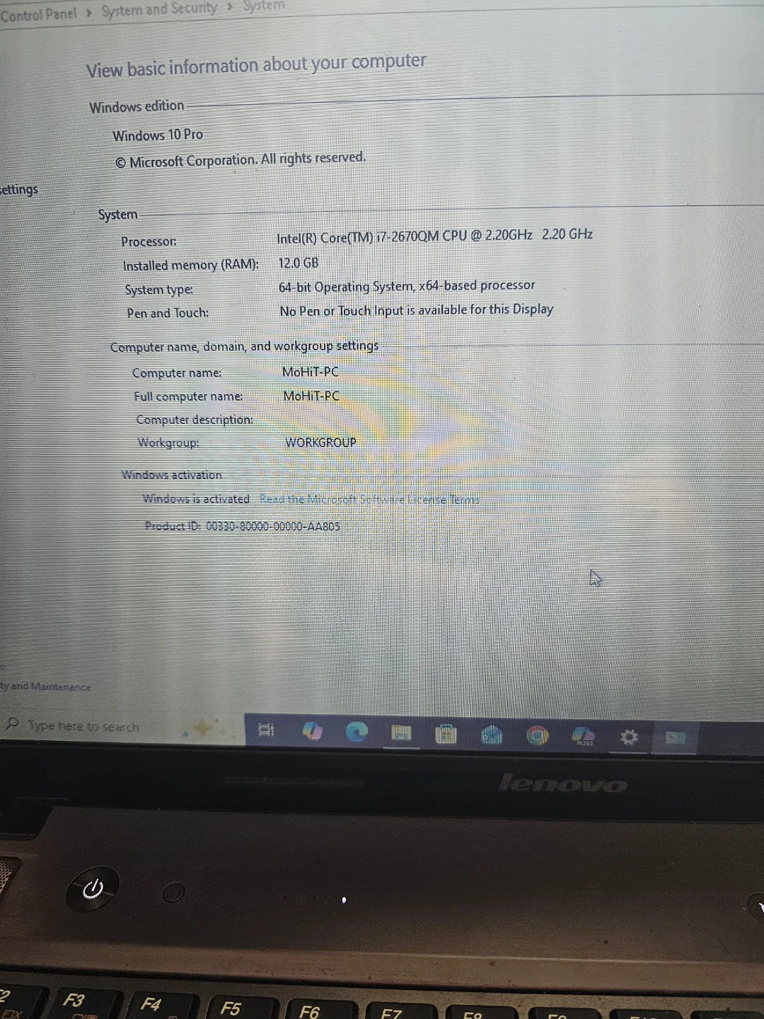 Lenovo laptop z570