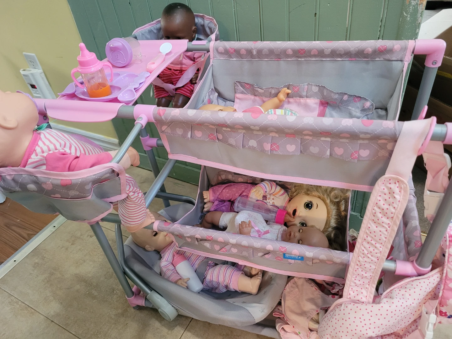 Kids Baby crib and items