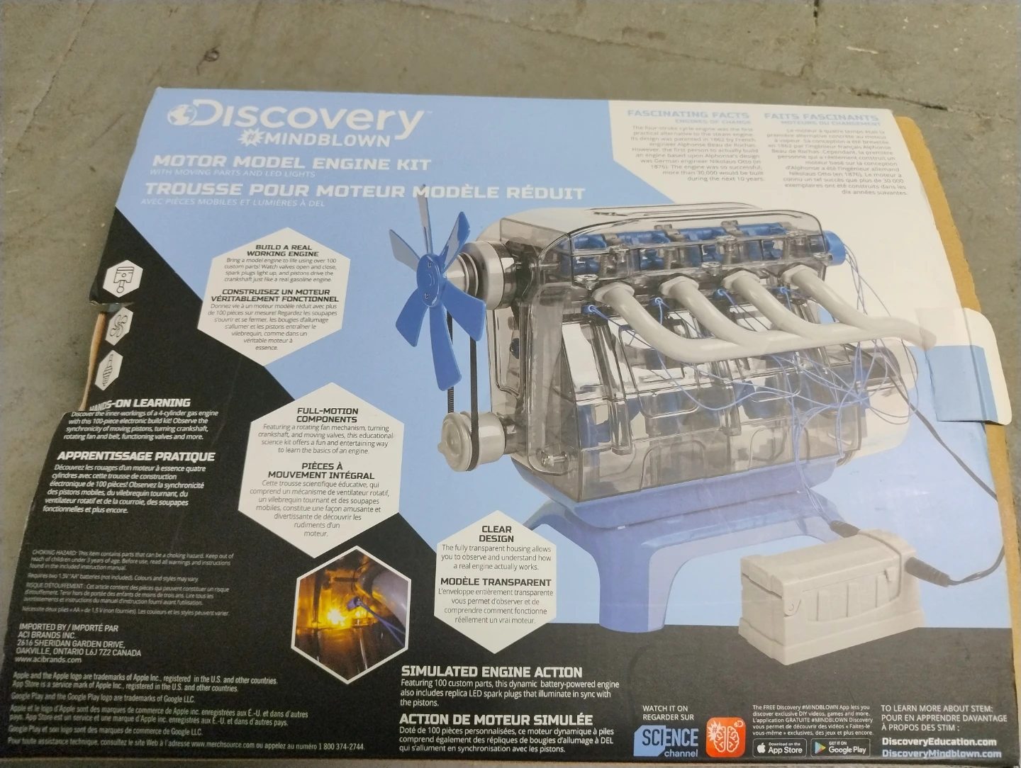 Discovery Mindblown Model Motor Engine Kit with Lights - photo 2