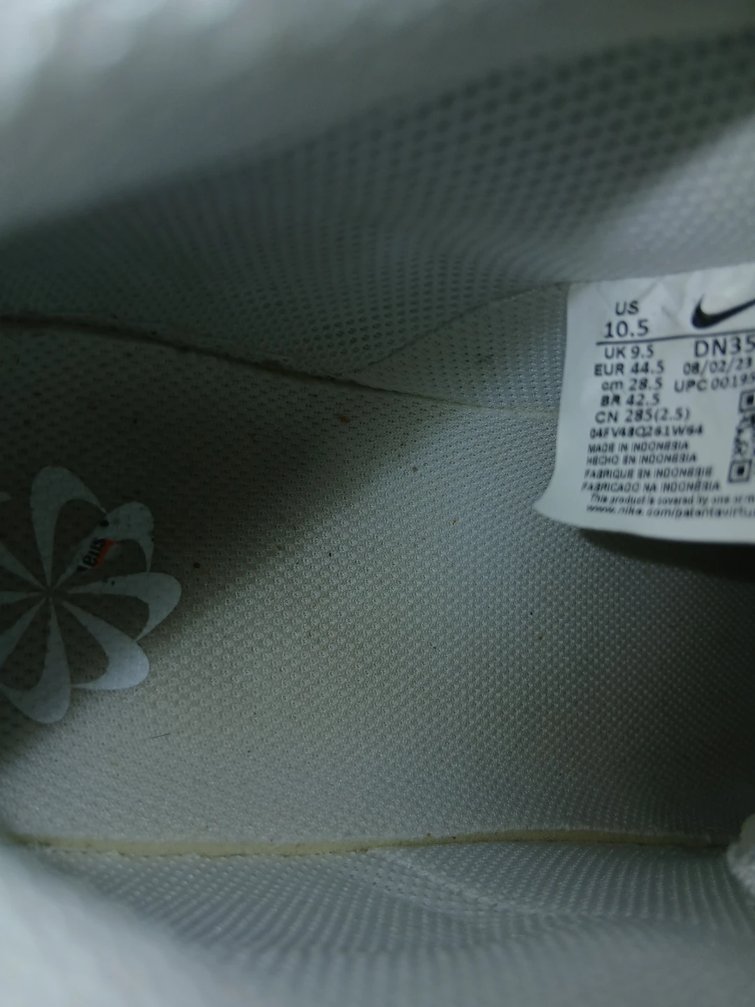 Nike Court Vision Mid White Sneakers - photo 4