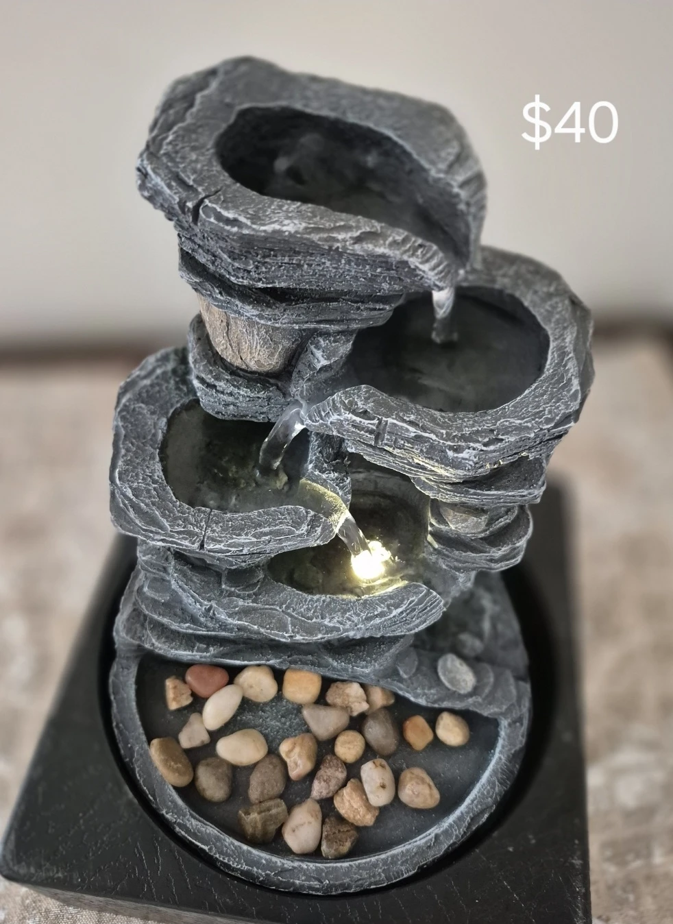 Tabletop Water Fountain - photo 2