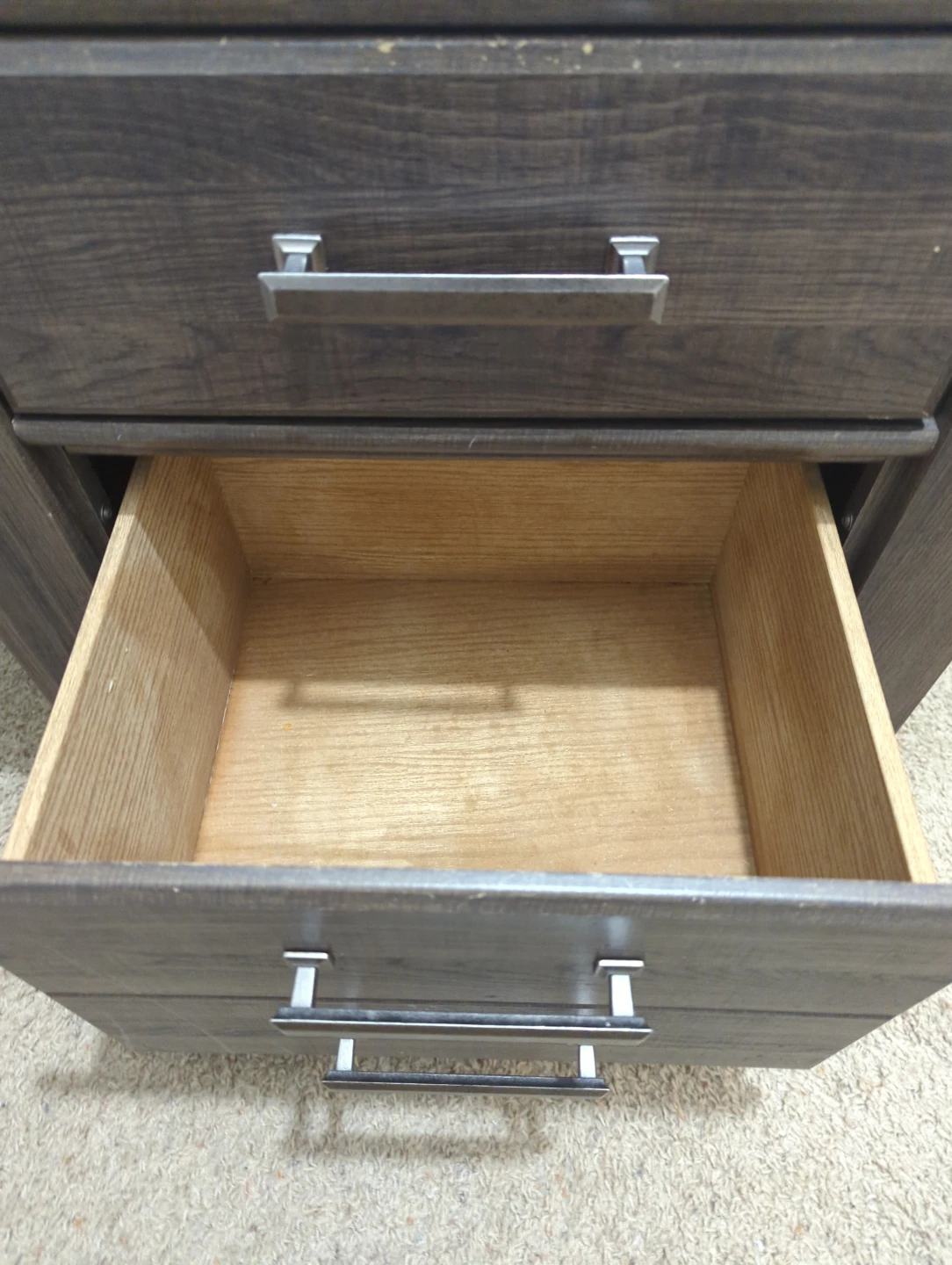 Dark Wood Nightstand - photo 4