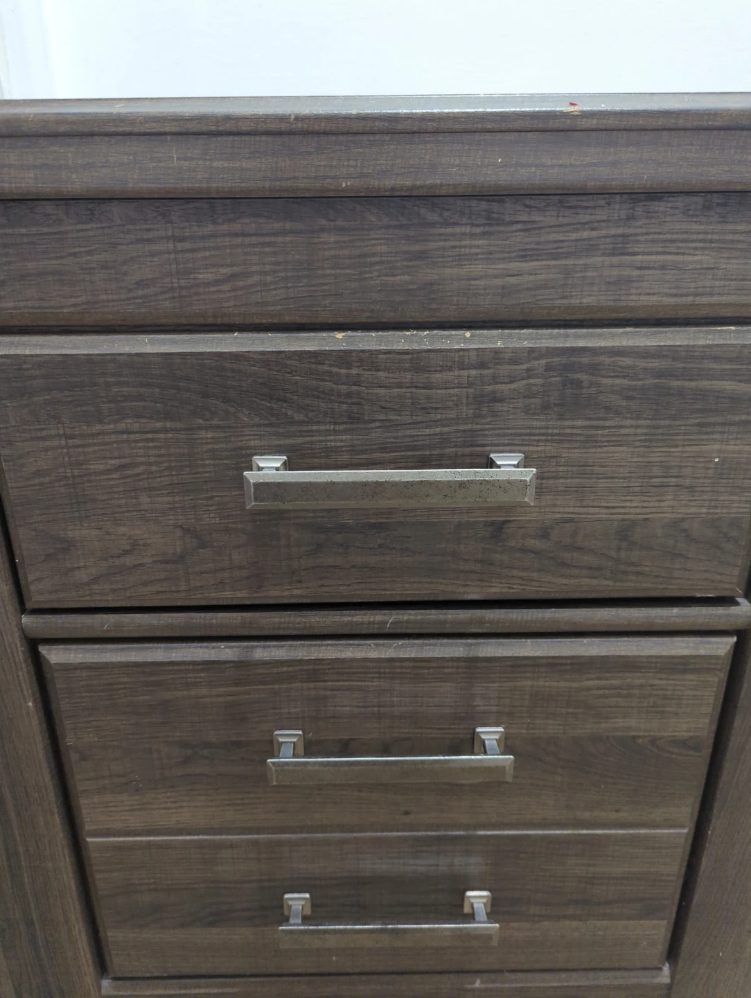 Dark Wood Nightstand - photo 5