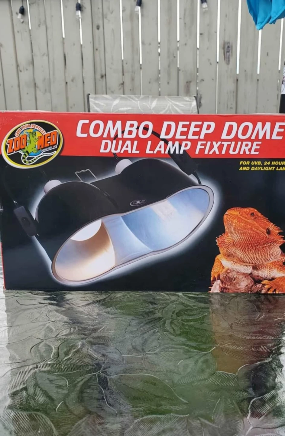 🍃 Zoo Med Combo Deep Dome Dual Lamp Fixture