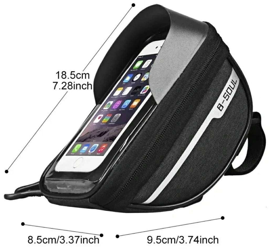 B-SOUL Bike Handlebar Bag with Phone Mount - photo 2