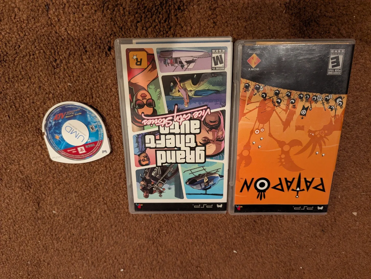 Sony PSP UMD Games - Grand Theft Auto & Patapon