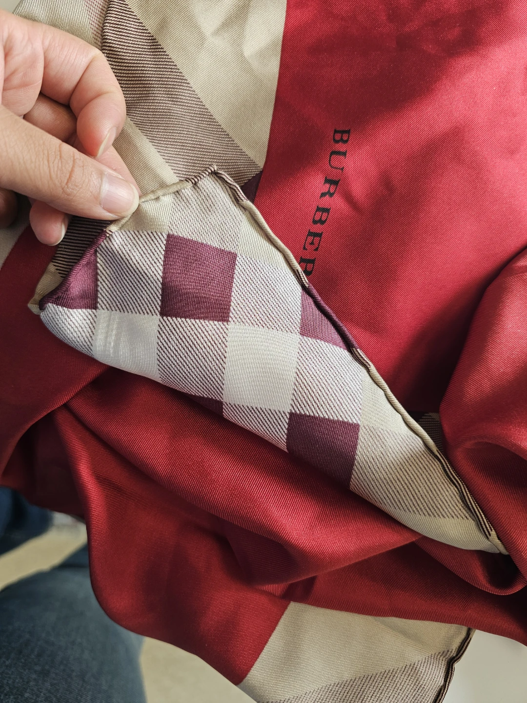 Classic Plaid Silk Scarf (REP)