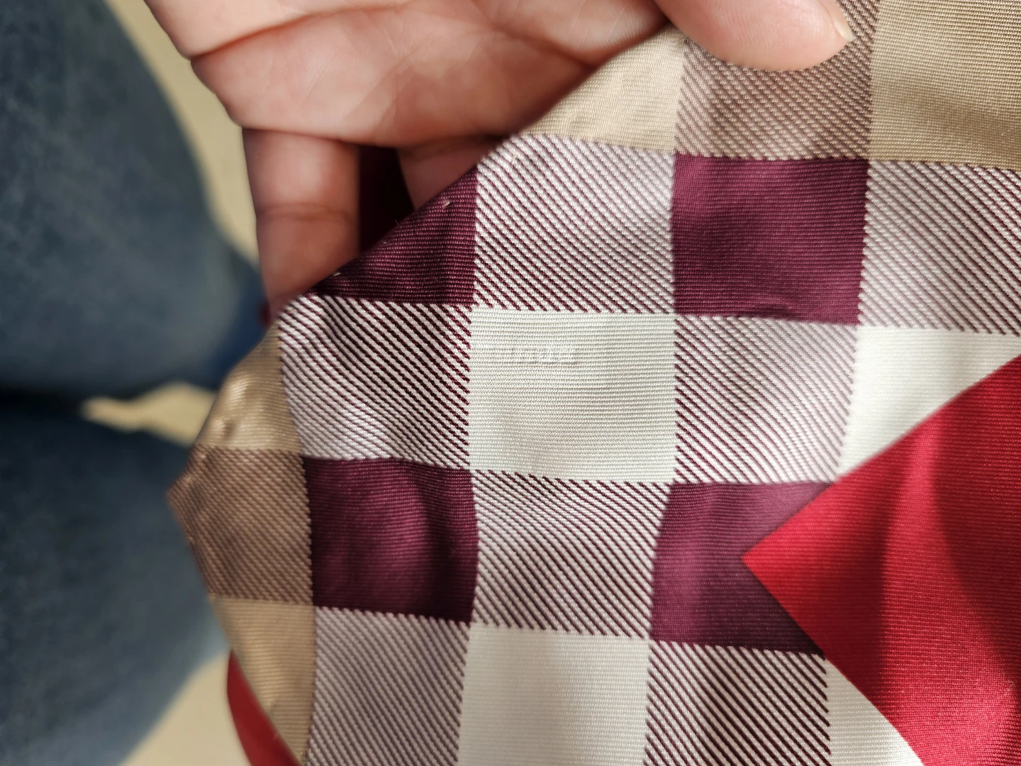 Classic Plaid Silk Scarf (REP) - photo 2