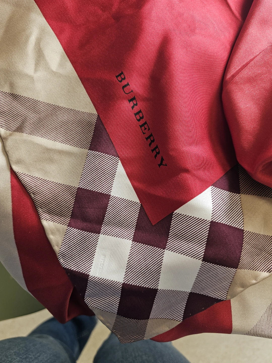 Classic Plaid Silk Scarf (REP) - photo 3