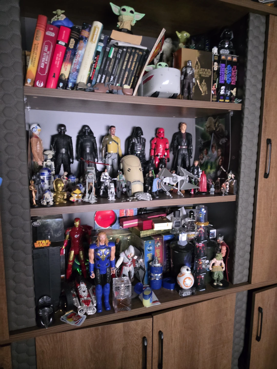 Star Wars and other action figures collection