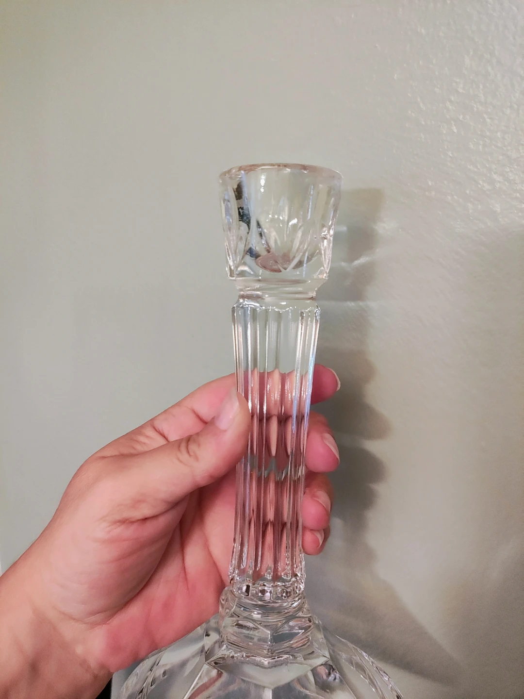 Crystal Candlestick Holders - photo 3