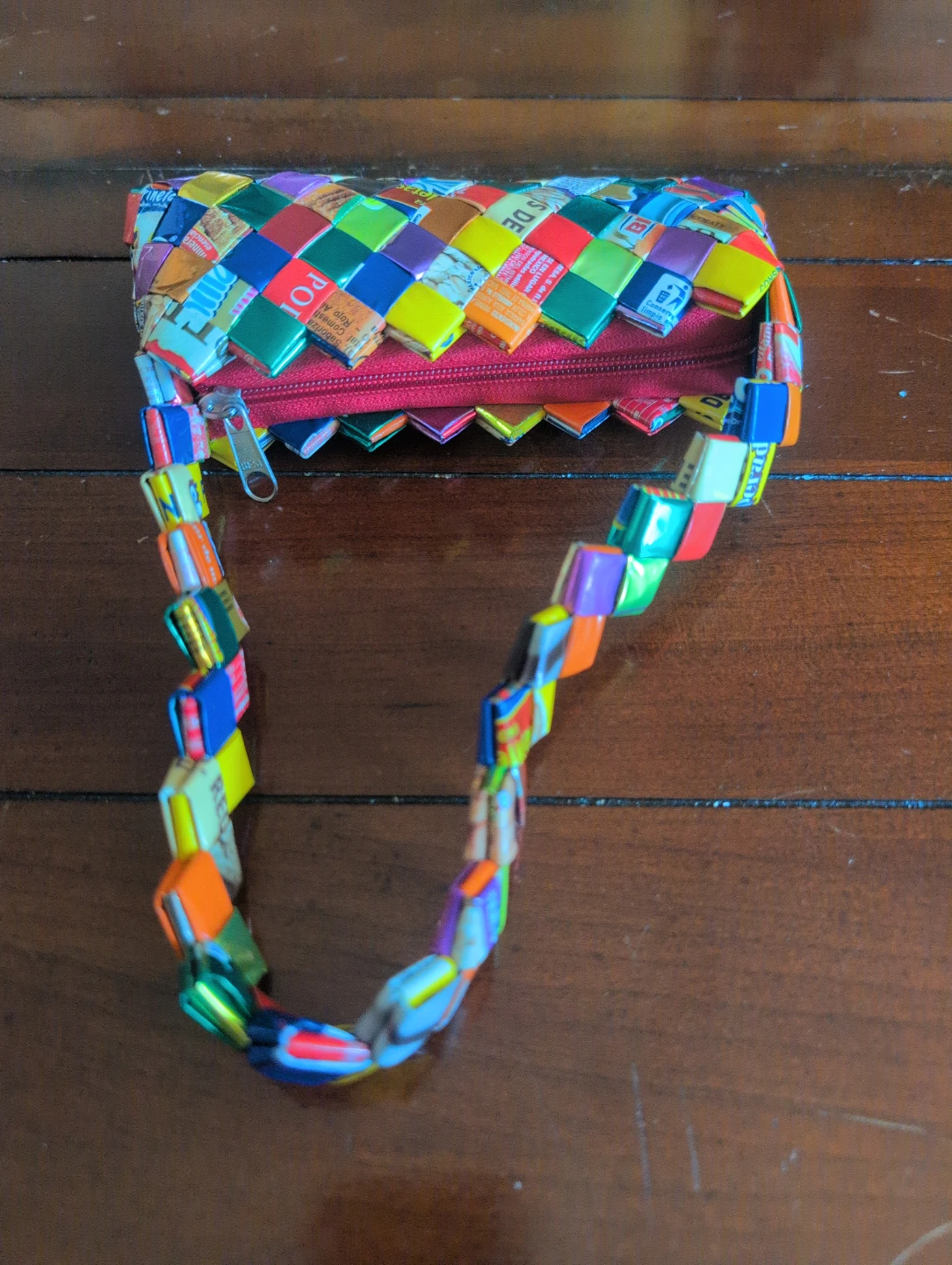 Woven Candy Wrapper Purse - photo 2
