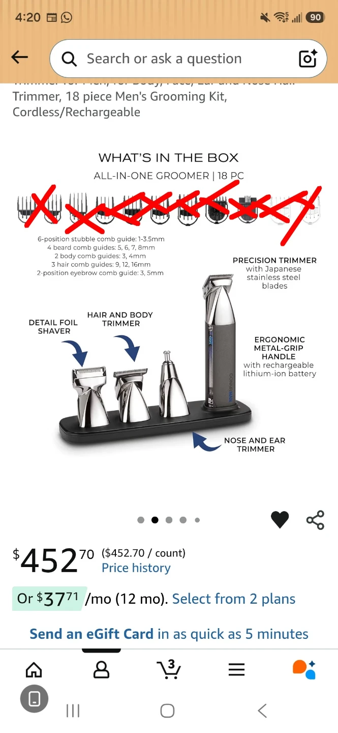ConairMAN Trim  All-in-One Beard Trimmer - photo 5