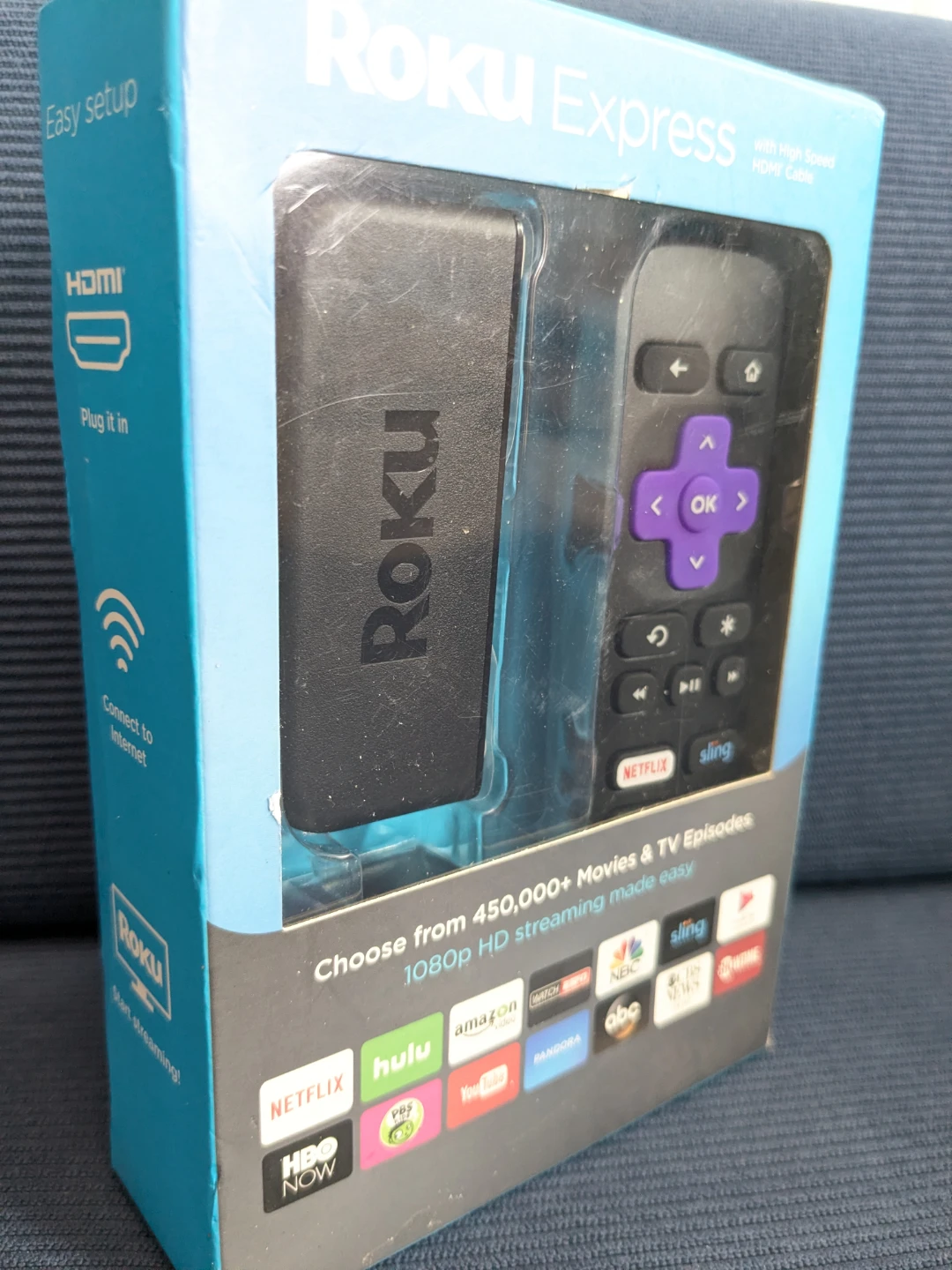 ROKU Express HD with High Speed HDMI Cable