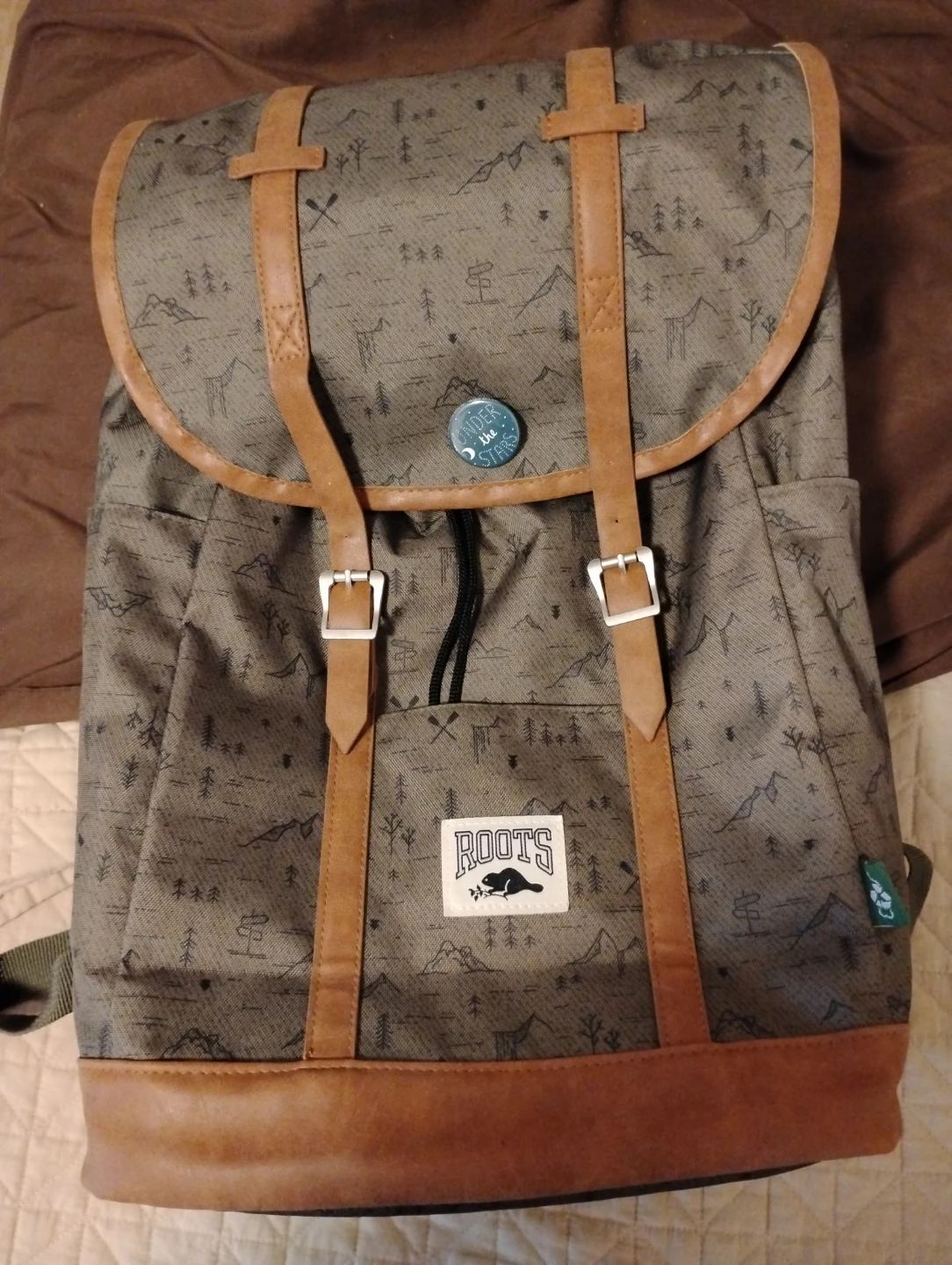Roots Backpack - Nature Print