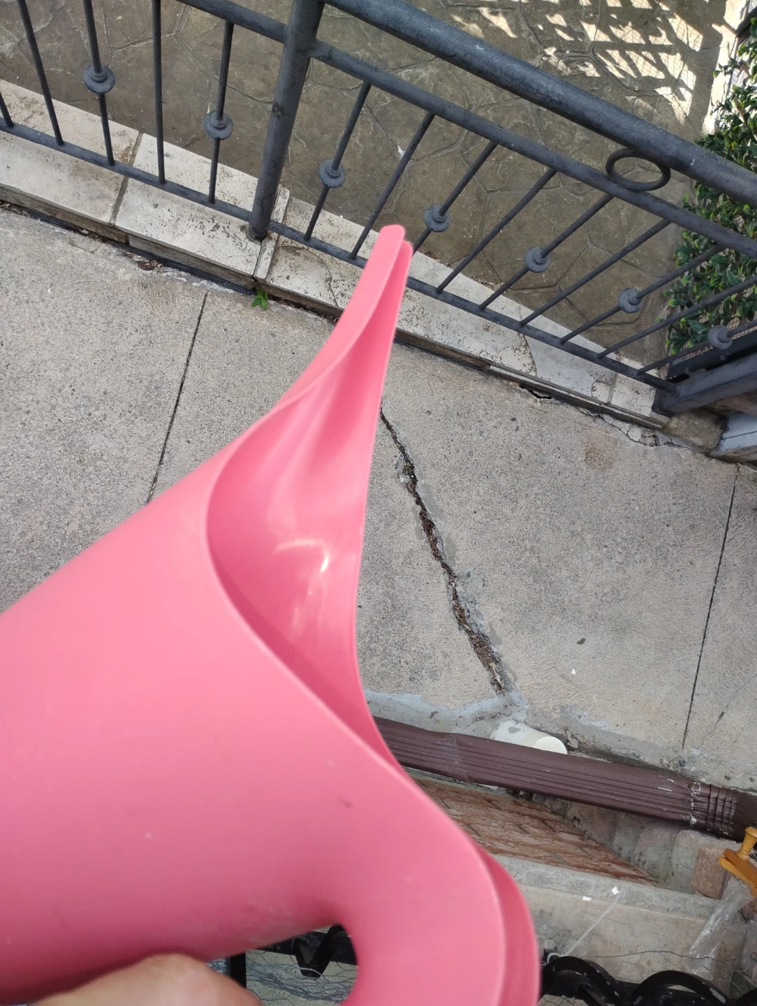 Pink Plastic Watering Can - photo 3