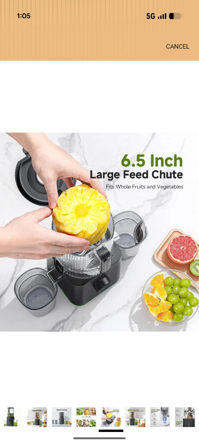 3-in-1 Juicer, Sorbet and Nut Milk Maker - photo 5