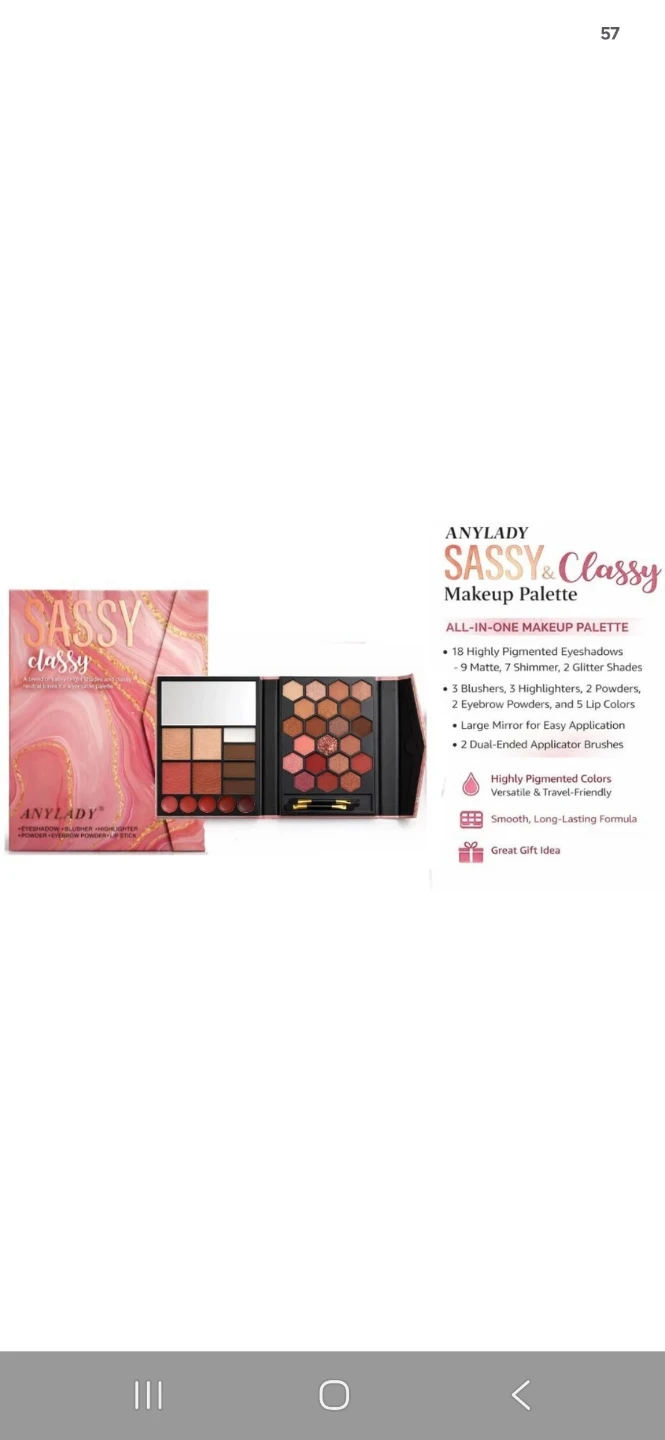 ANYLADY Sassy & Classy Makeup Palette