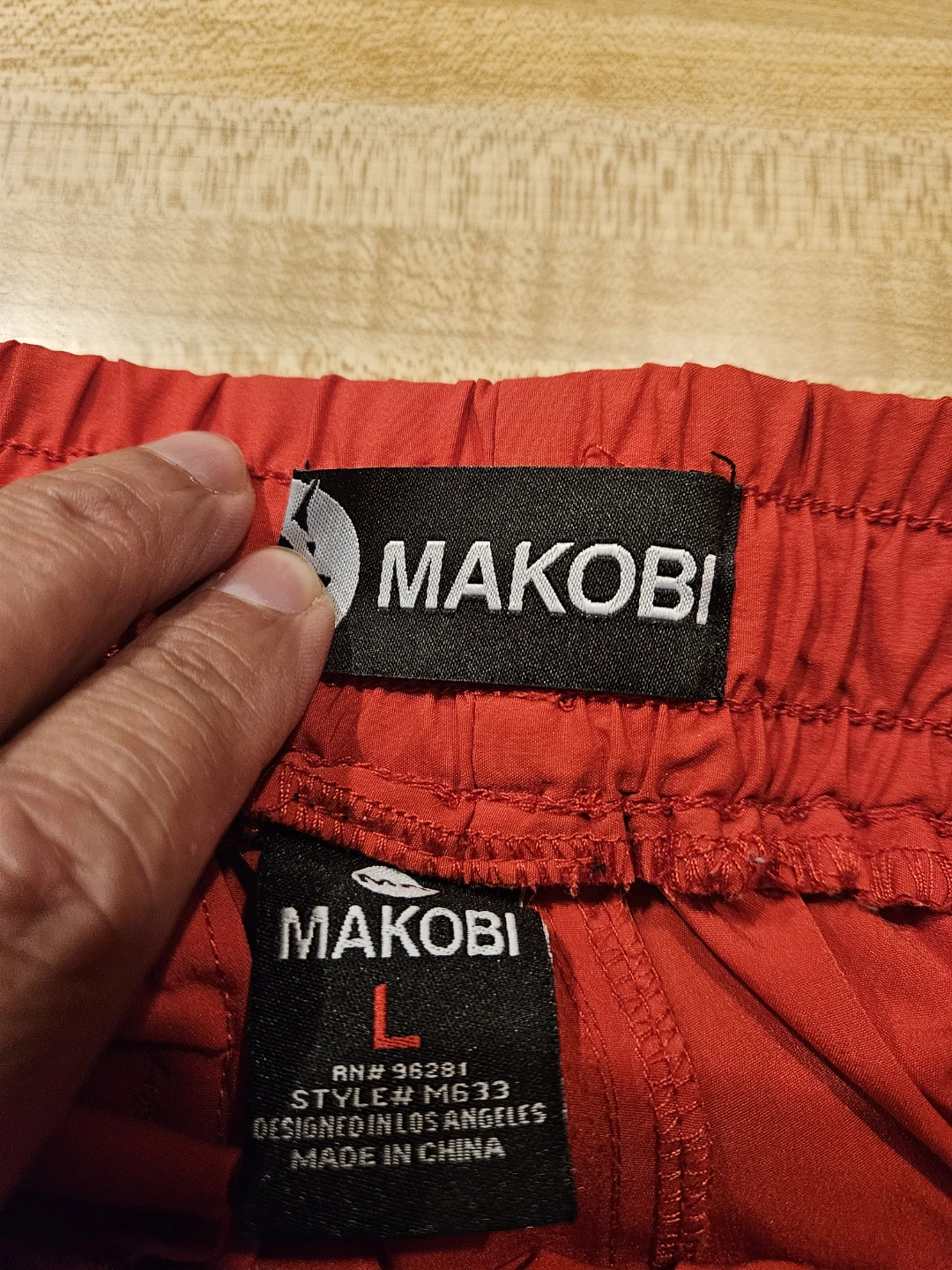 Makobi Red Cargo Shorts Size L - photo 3