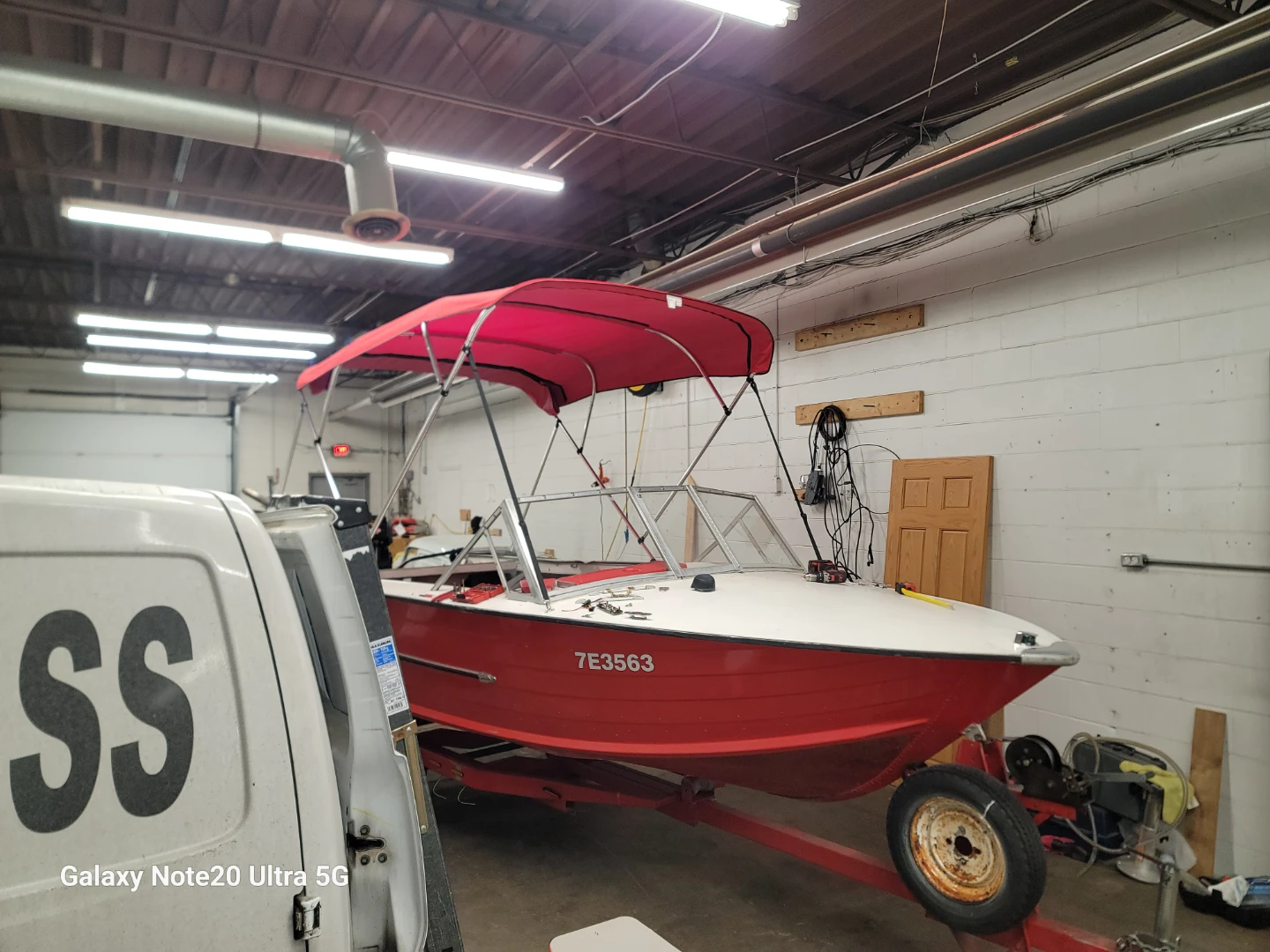 Aluminum Boat with Trailer