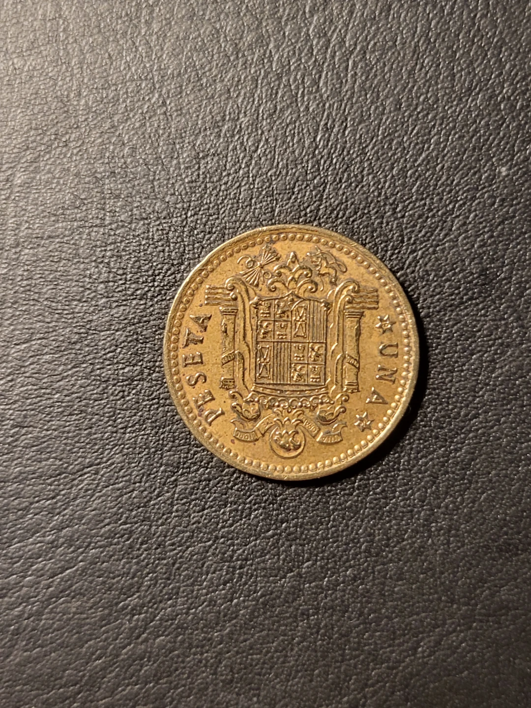 1966 Spain 1 Peseta Coin