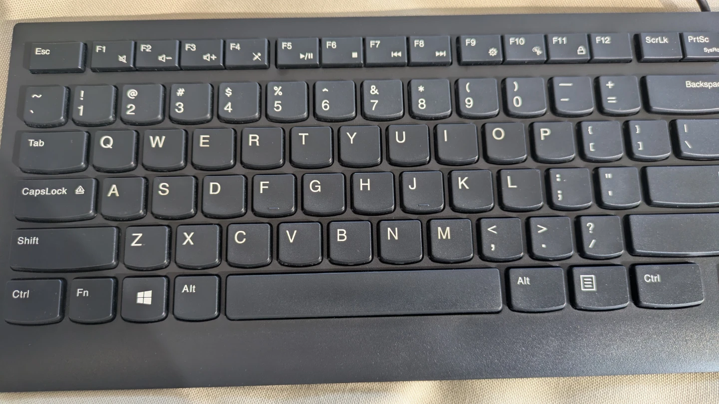 Lenovo Wired USB Keyboard and Mouse duo - photo 3