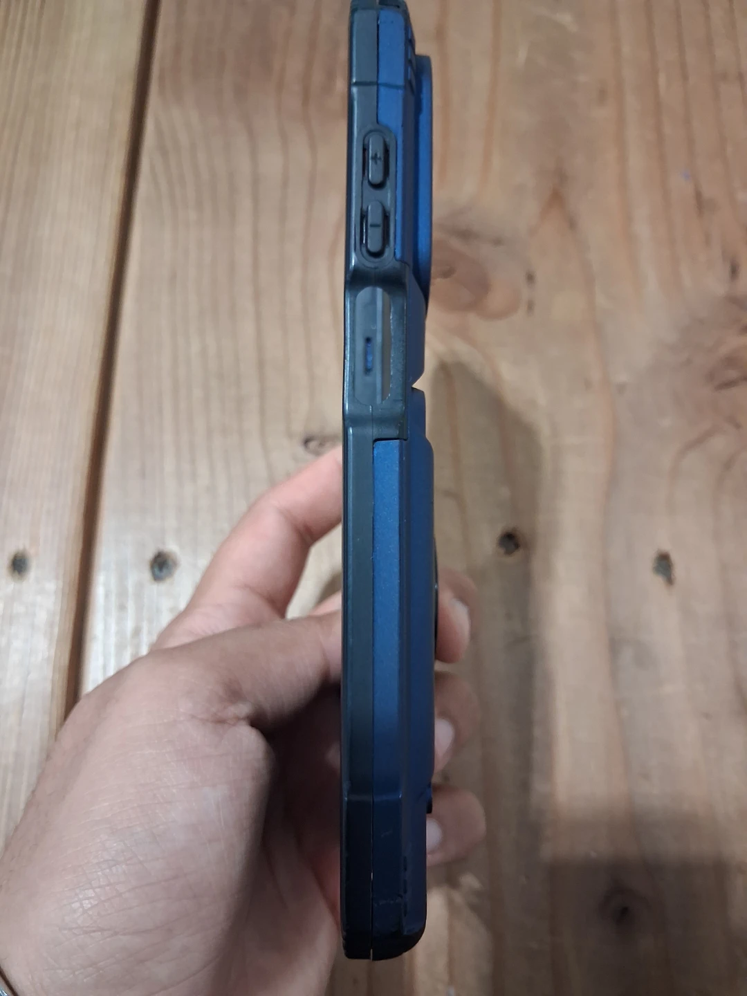 Blue Protective Phone Case with Ring Holder - photo 3