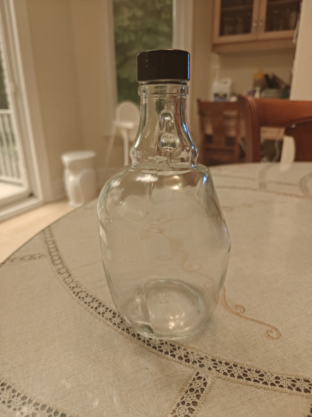 1 Litre Glass Syrup Bottle with Handle - photo 2