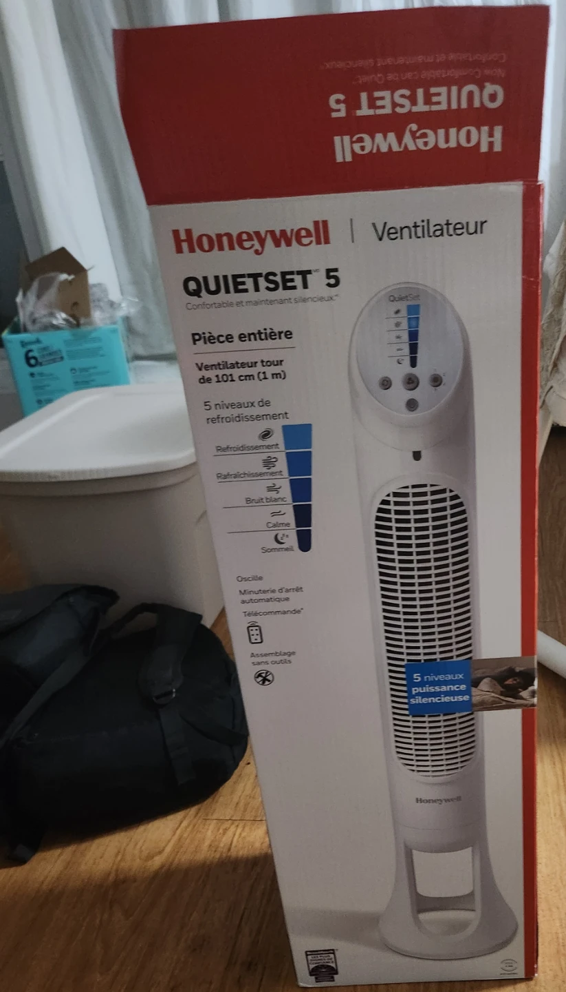 Honeywell QuietSet 5 Tower Fan - photo 2