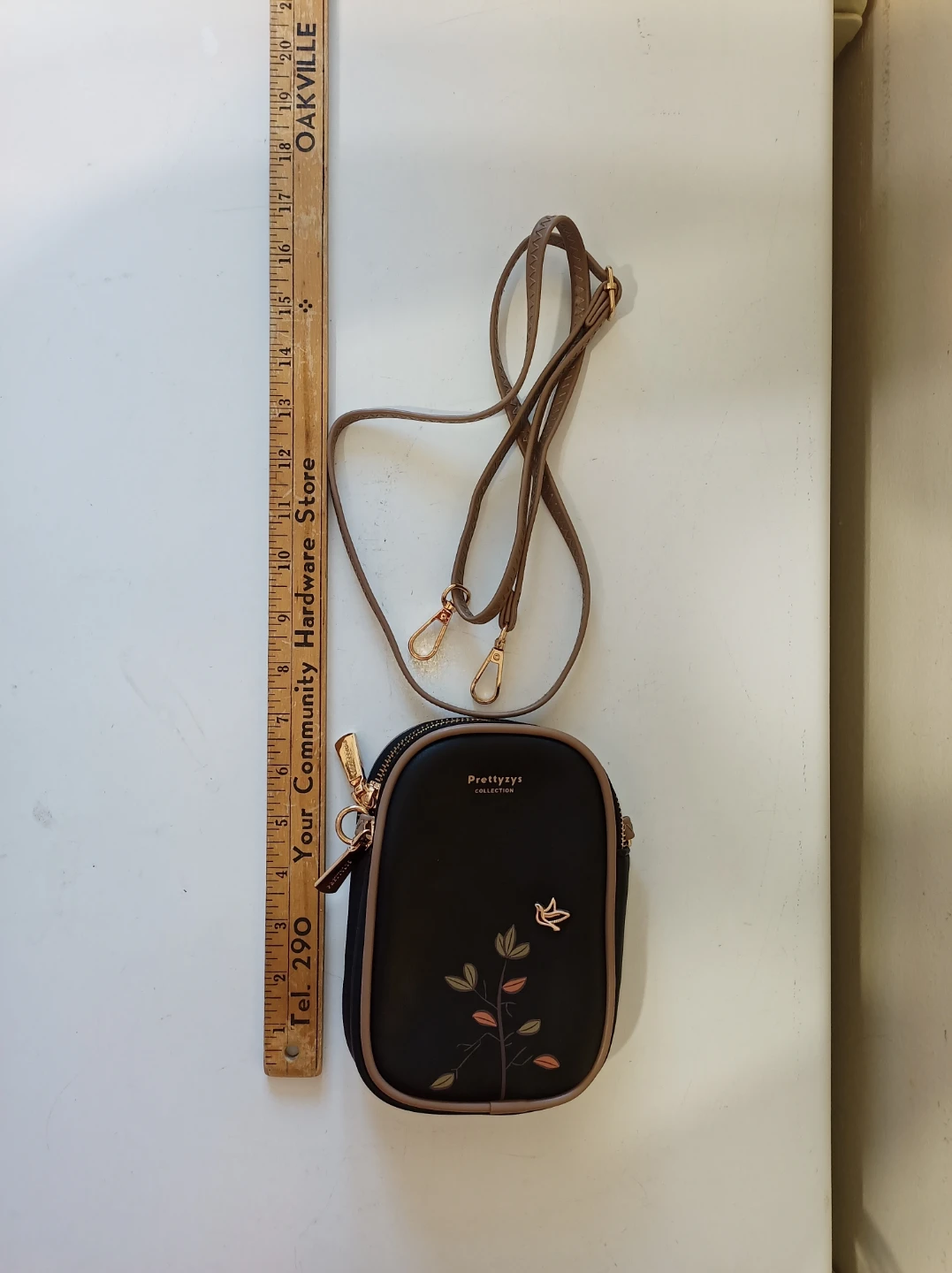 New~Prettyzys Collection Black Crossbody Bag - photo 4
