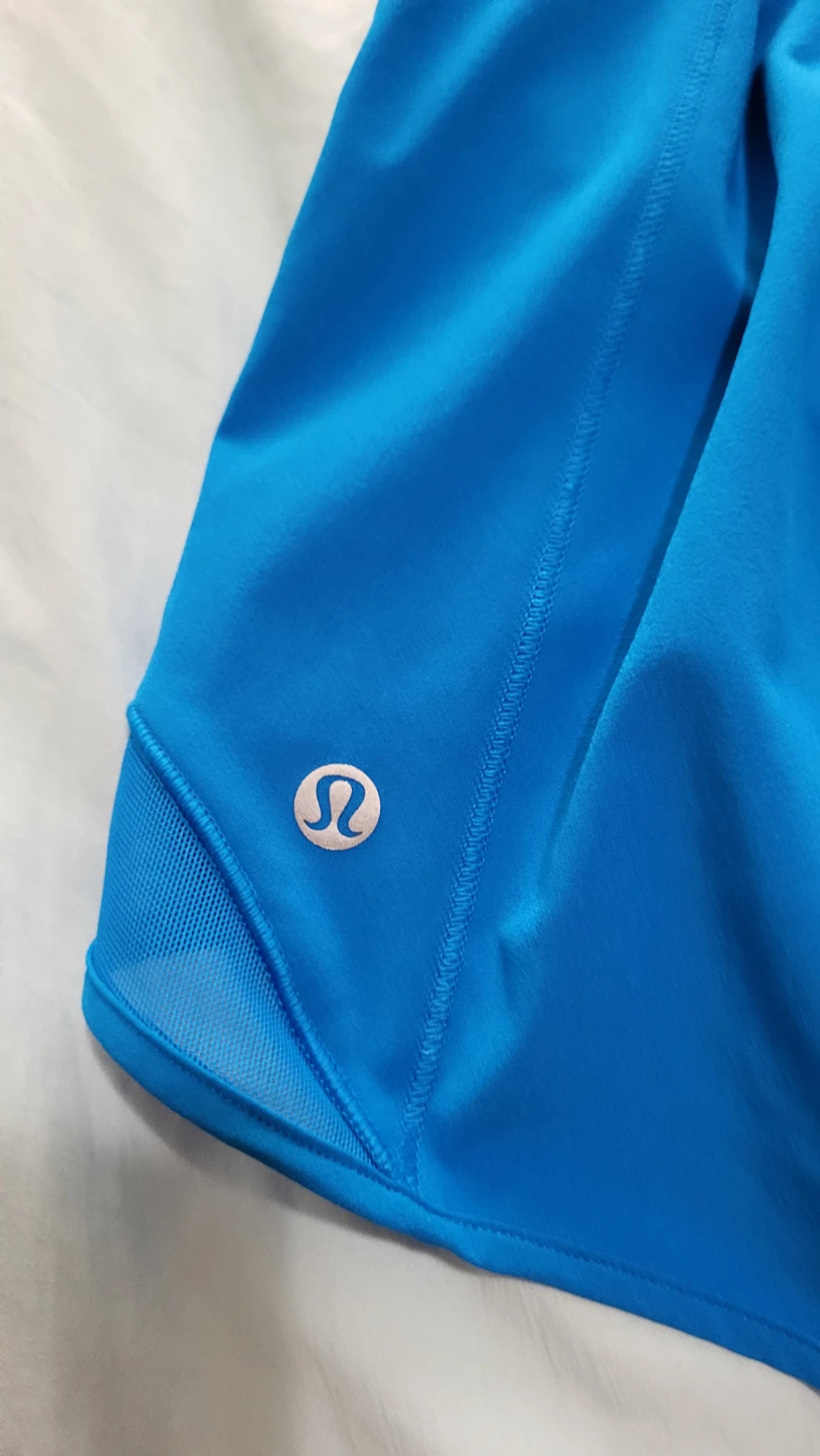 Lululemon Blue Running Shorts Size 6 - photo 2