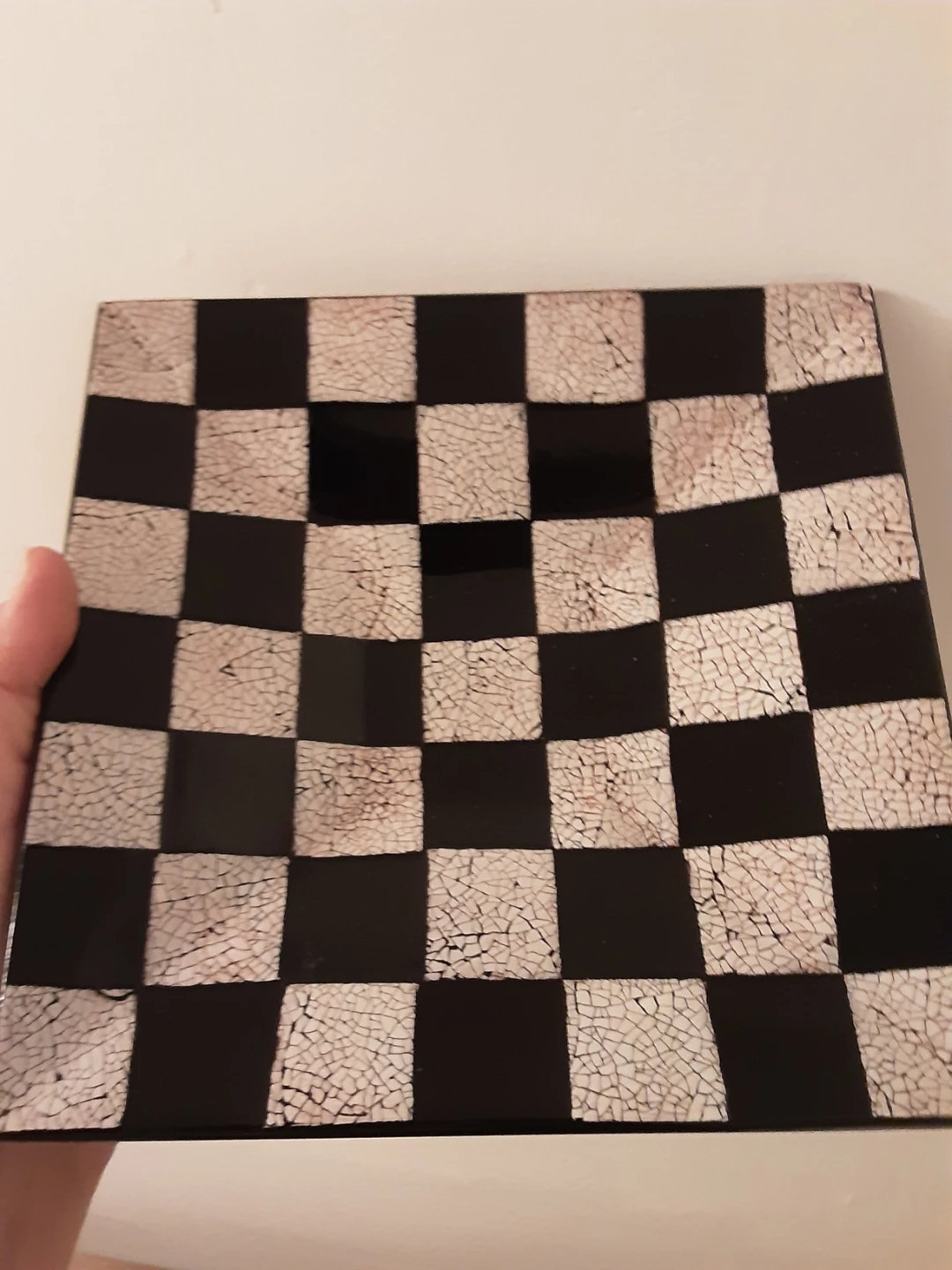 Checkerboard Decorative Plates small and large - photo 2