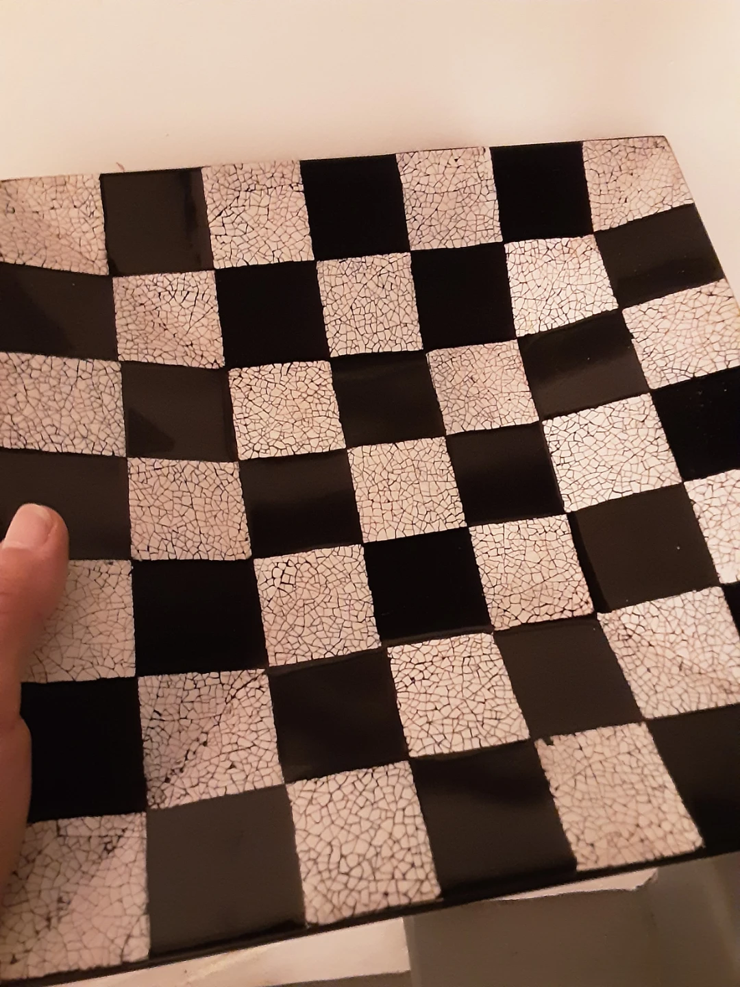 Checkerboard Decorative Plates small and large - photo 5