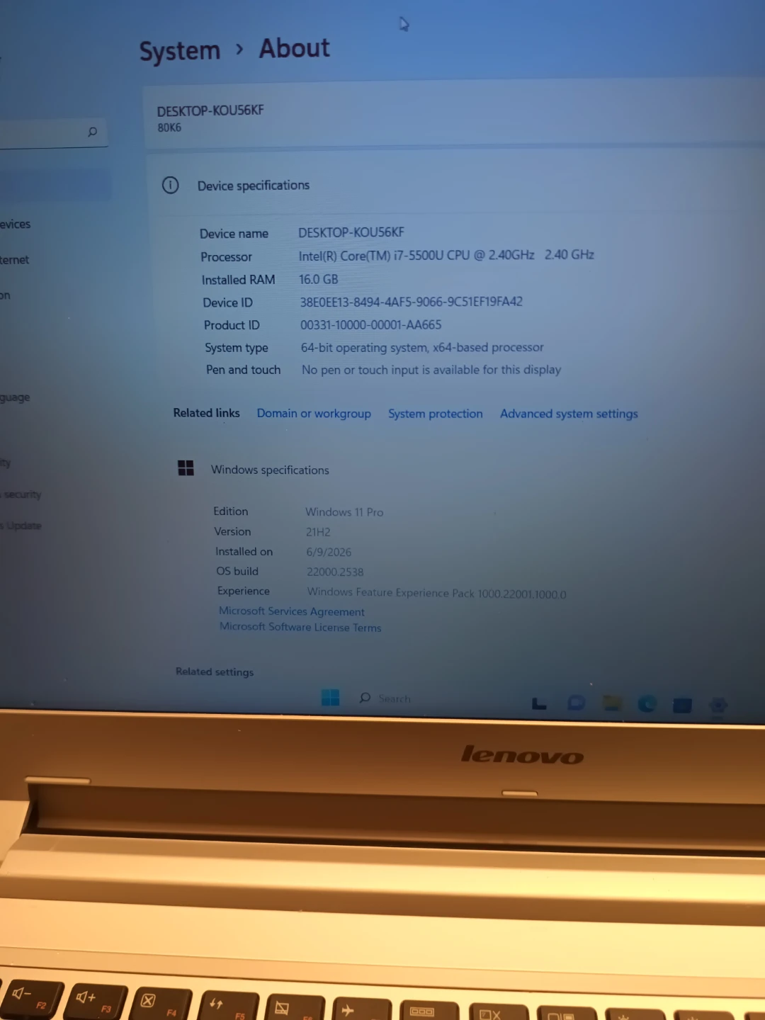 Lenovo Z51-70 Core i7-5500U @ 2.40GHz 16GB Ram 512GB SSD Win 11 - photo 2
