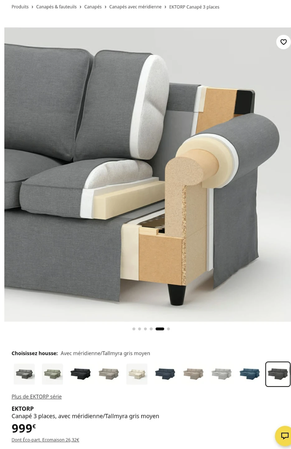Grey Sectional Sofa - photo 5