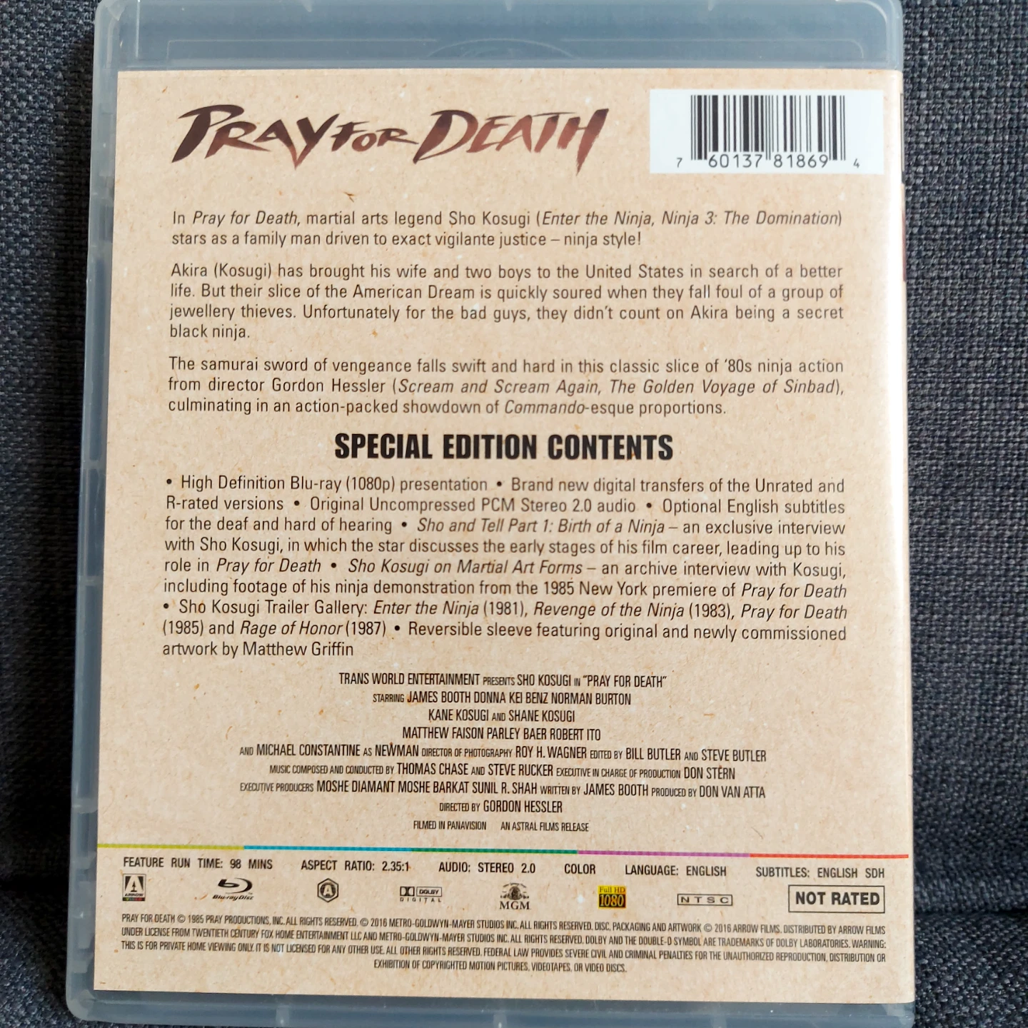 Pray for Death Blu-Ray - photo 2