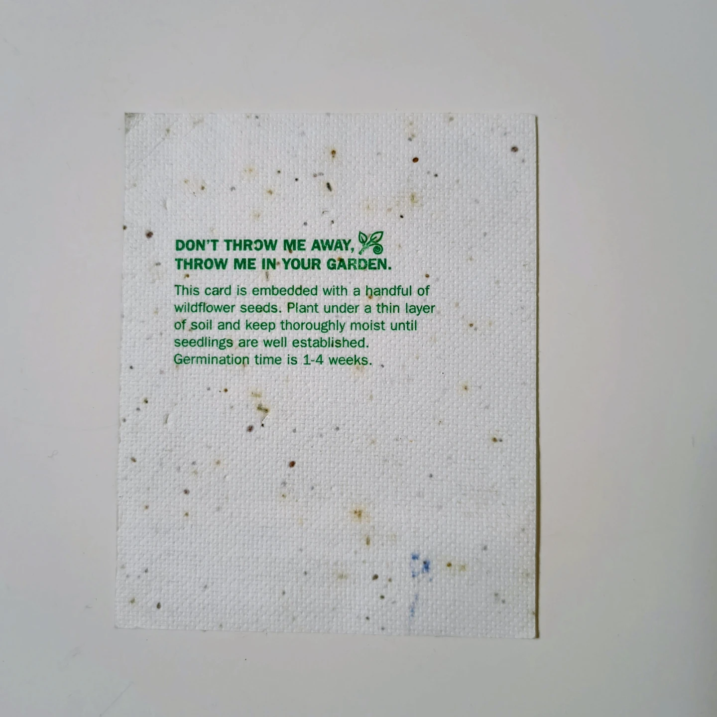 Plantable Wildflower Seed Paper Card - photo 2