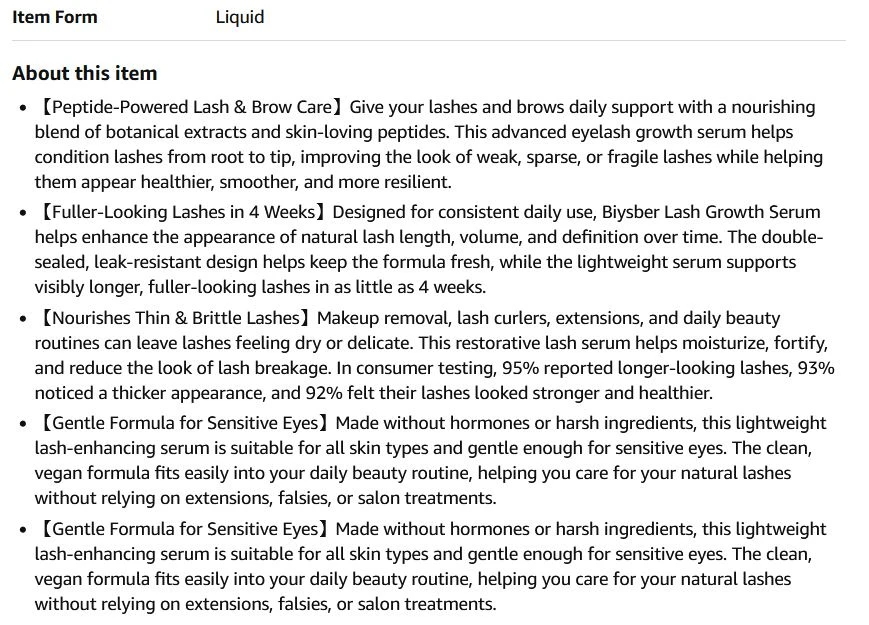NEW Lash Serum for Eyelash Growth - photo 5
