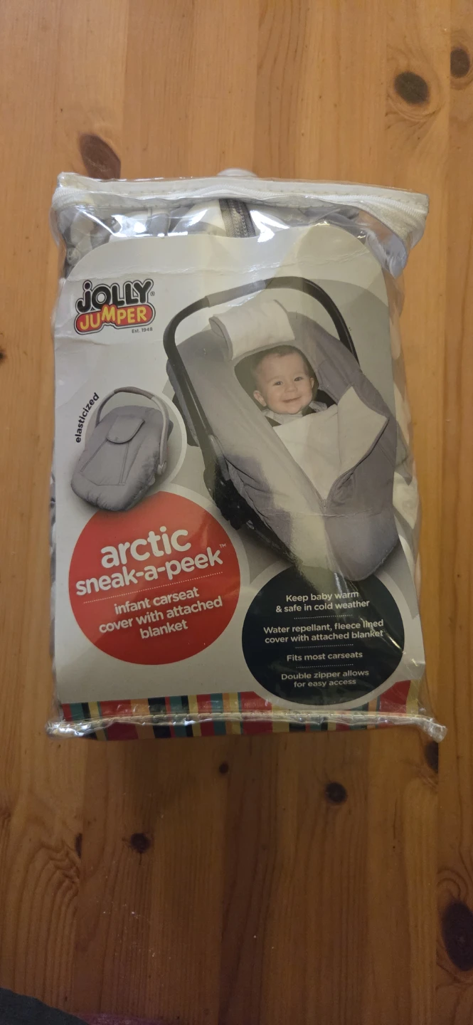 Jolly Jumper Infant Car Seat Cover with Blanket