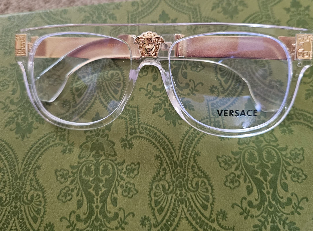 Versace Clear Frame Eyeglasses