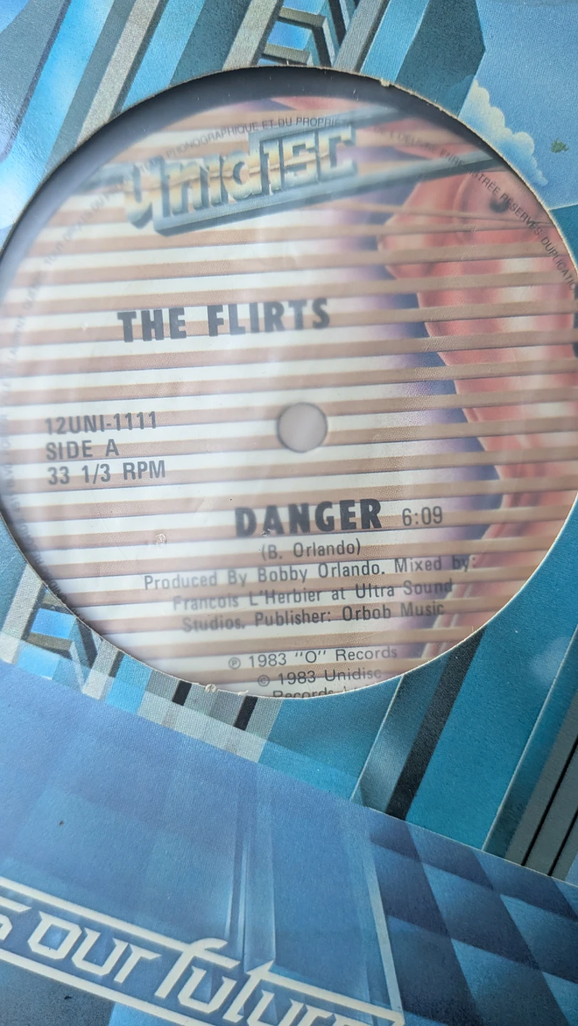 The Flirts - Danger 12" Vinyl Record (1983) - photo 3
