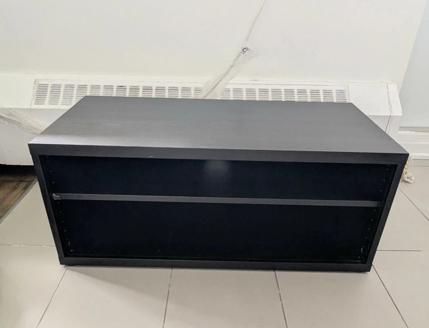 Ikea Black Media Console / Storage Unit